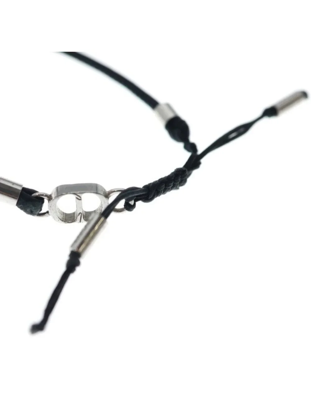Dior Kenny Scharf Bracelet Calfskin Silver Black